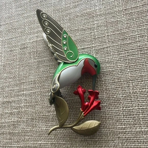 Hallmark Keepsake Dazzling Hummingbird Metal Ornament - Picture 3 of 8